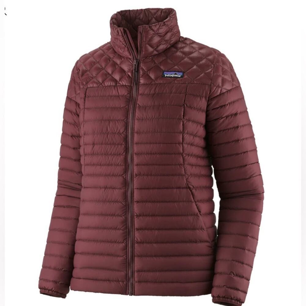 Patagonia Women's Sz XS AlpLight Down Jacket in Dark Ruby New NWT Rtl $299